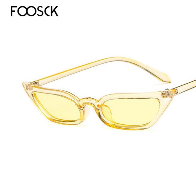 FOOSCK Women Luxury Brand Designer Vintage Sun Glasses Female Retro Eyewear OvalShape Oculos De Sol Feminino