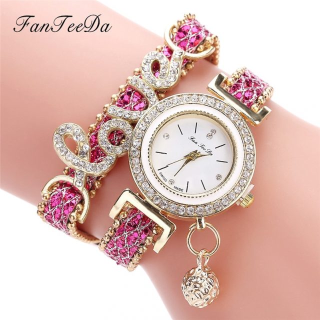 High Quality Beautiful Fashion Women Bracelet Watch Ladies Watch Casual Round Analog Quartz Wrist Bracelet Watch For Women A40