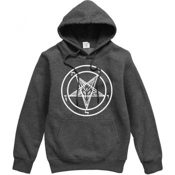 Pentagram Gothic Occult Satan New Men's Fashion Hoodies High Quality All-match Male Pullover Brand Clothing Harajuku Mens Tops