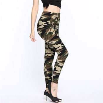 2019 new low waist women’s camouflage  sexy women’s spring sports trousers fitness running slim casual elegant leggings