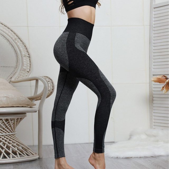 Leggings Sport Fitness Women Push Up Sport Yoga Pants High Waist Seamless Leggings Compression Tights Gym Training Running Pants
