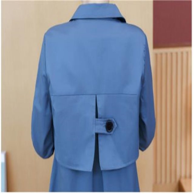 Fashion Women Trench Coat Autumn Medium-Long Female Coat Plus Size 3xl Button Women Clothes Turn-Down Collar Windbreak M257