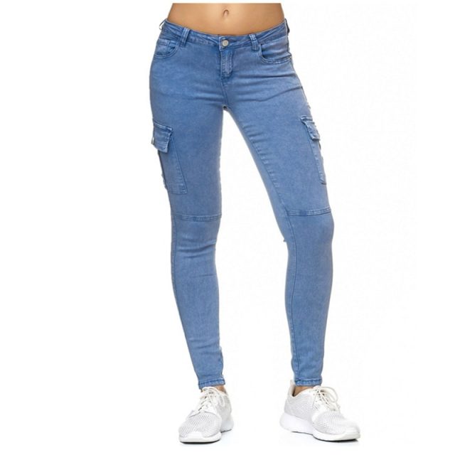 Lugentolo Jeans Woman Spring and Autumn New Solid Side Stand  Skinny Pencil Pants 7 Color Plus Size 3XL