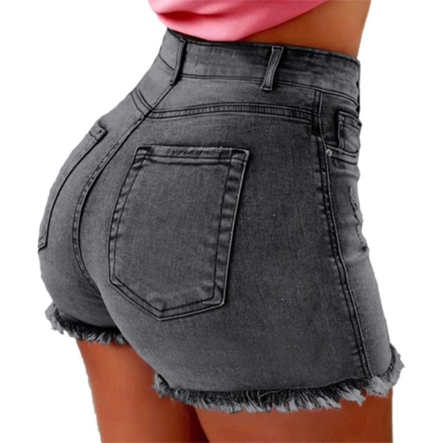 2019 Sexy Shorts Women Summer High  Denim Shorts Casual Women Jeans Short New Femme Push Up Skinny Slim Denim Shorts Hot Sale
