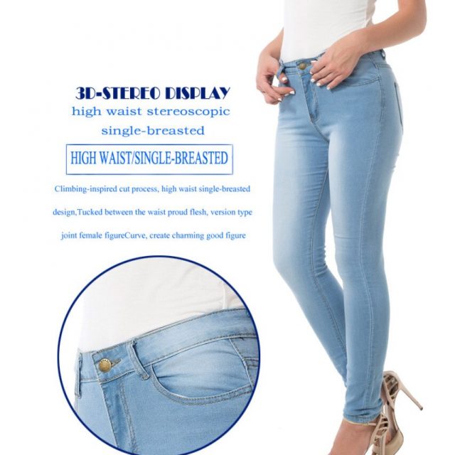 Women Jeans  Stretch Plus Size High Waisted  Boyfriend Jeans  Cute Distressed Denim Jean Push Up Butt ouc277
