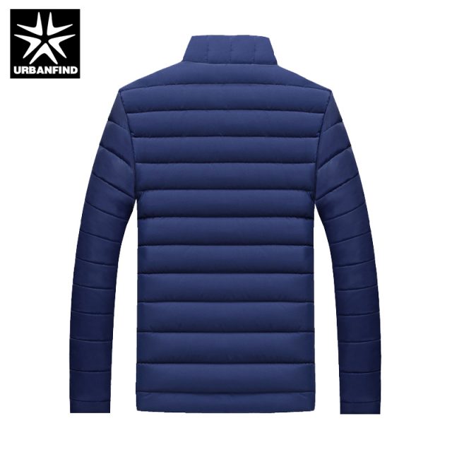URBANFIND Men Winter Parkas Cotton Padded Thick Male Jacket Spring Autumn Outerwear Men’s Clothing Black Blue Red Size M-4XL