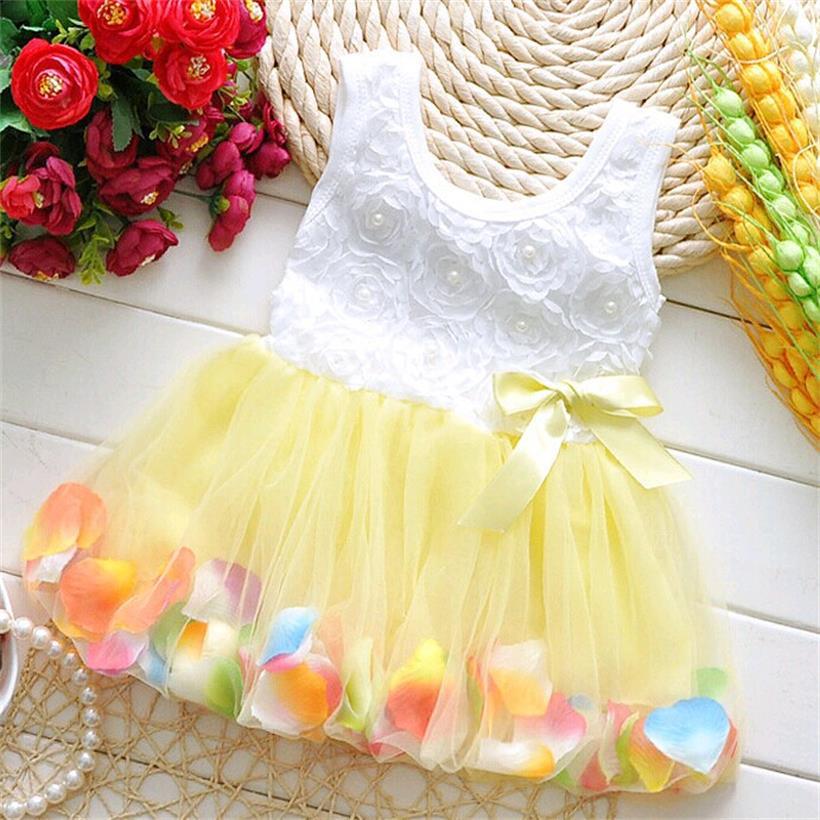 TANGUOANT Kids Baby Girls Beautiful Flower Dress Princess Summer Sleeveless Mini Tutu Dress Pink Yellow Red Baby Girls Dress TANGUOANT Kids Baby Girls Beautiful Flower Dress Princess Summer Sleeveless Mini Tutu Dress Pink Yellow Red Baby Girls Dress