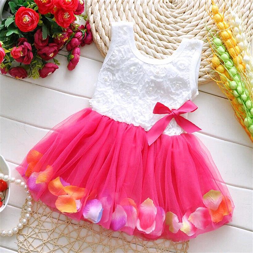 TANGUOANT Kids Baby Girls Beautiful Flower Dress Princess Summer Sleeveless Mini Tutu Dress Pink Yellow Red Baby Girls Dress TANGUOANT Kids Baby Girls Beautiful Flower Dress Princess Summer Sleeveless Mini Tutu Dress Pink Yellow Red Baby Girls Dress
