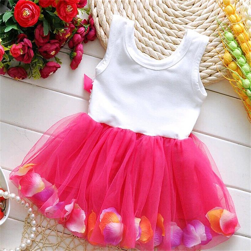 TANGUOANT Kids Baby Girls Beautiful Flower Dress Princess Summer Sleeveless Mini Tutu Dress Pink Yellow Red Baby Girls Dress TANGUOANT Kids Baby Girls Beautiful Flower Dress Princess Summer Sleeveless Mini Tutu Dress Pink Yellow Red Baby Girls Dress