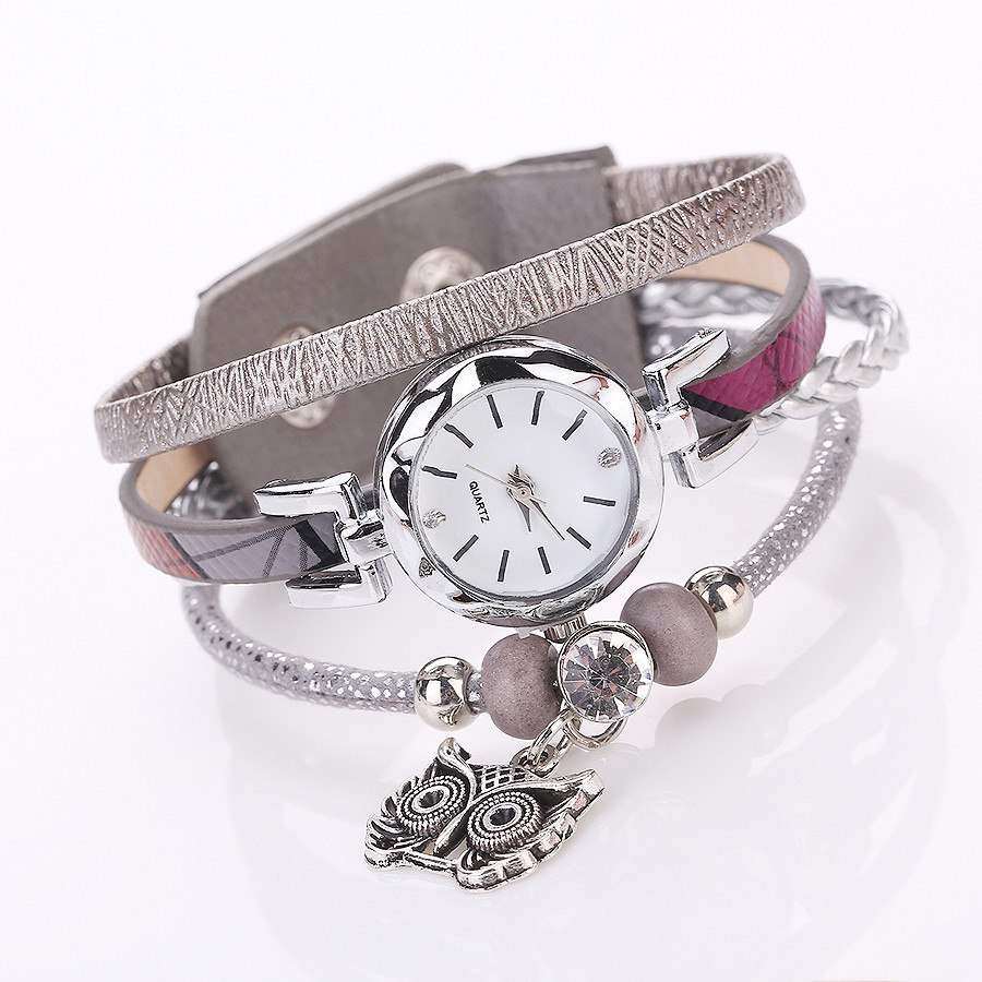 Women Girls Clock Analog Quartz Pendant Owl Ladies Dress Bracelet Watches Relogio Feminino Casual Bayan Kol Saati Hot sale #5/22 Women Girls Clock Analog Quartz Pendant Owl Ladies Dress Bracelet Watches Relogio Feminino Casual Bayan Kol Saati Hot sale #5/22