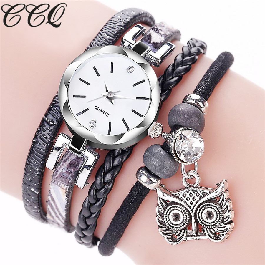Women Girls Clock Analog Quartz Pendant Owl Ladies Dress Bracelet Watches Relogio Feminino Casual Bayan Kol Saati Hot sale #5/22 Women Girls Clock Analog Quartz Pendant Owl Ladies Dress Bracelet Watches Relogio Feminino Casual Bayan Kol Saati Hot sale #5/22