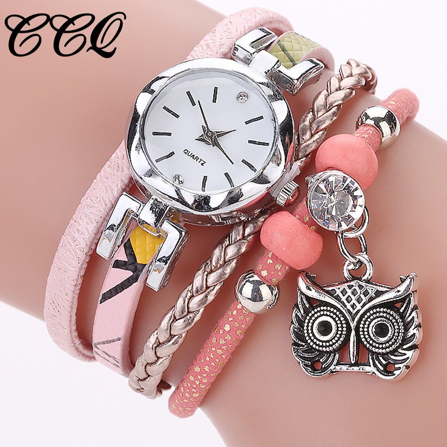 Women Girls Clock Analog Quartz Pendant Owl Ladies Dress Bracelet Watches Relogio Feminino Casual Bayan Kol Saati Hot sale #5/22 Women Girls Clock Analog Quartz Pendant Owl Ladies Dress Bracelet Watches Relogio Feminino Casual Bayan Kol Saati Hot sale #5/22