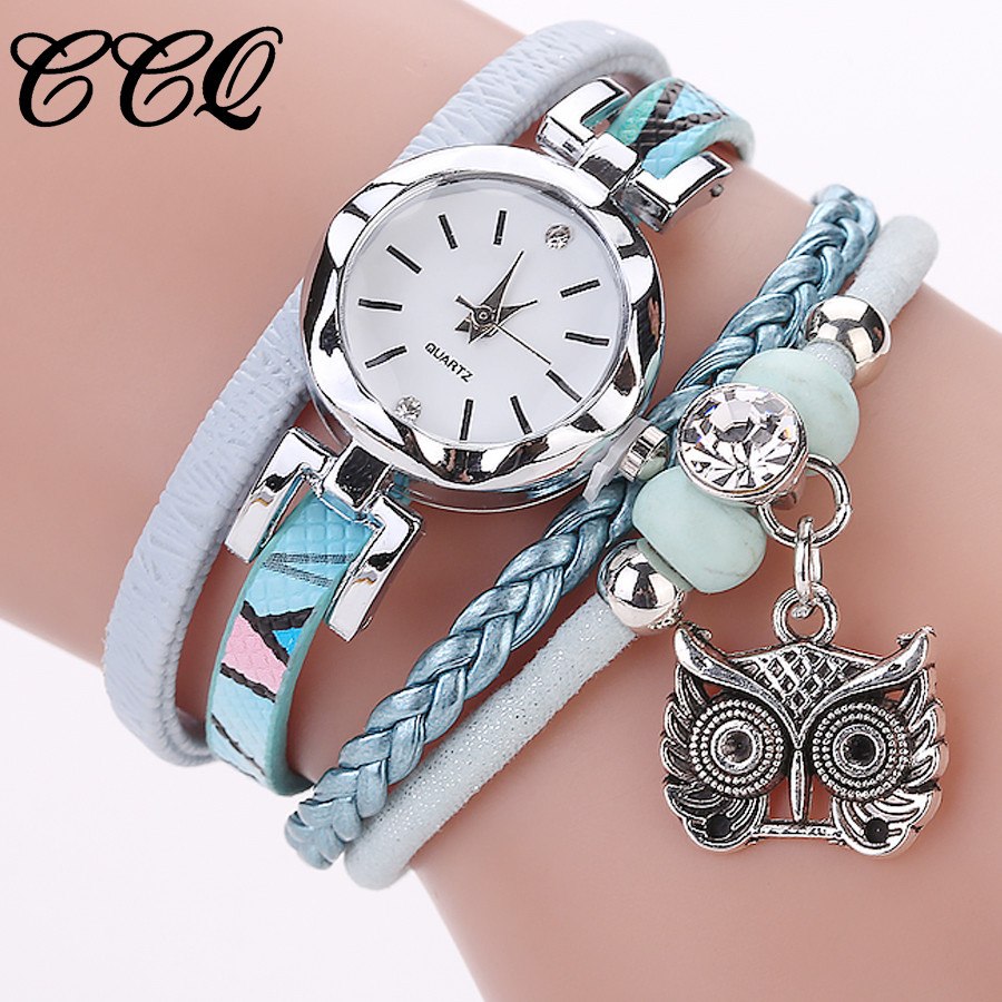 Women Girls Clock Analog Quartz Pendant Owl Ladies Dress Bracelet Watches Relogio Feminino Casual Bayan Kol Saati Hot sale #5/22 Women Girls Clock Analog Quartz Pendant Owl Ladies Dress Bracelet Watches Relogio Feminino Casual Bayan Kol Saati Hot sale #5/22