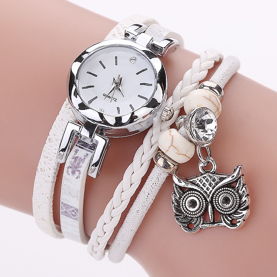 Women Girls Clock Analog Quartz Pendant Owl Ladies Dress Bracelet Watches Relogio Feminino Casual Bayan Kol Saati Hot sale #5/22 Women Girls Clock Analog Quartz Pendant Owl Ladies Dress Bracelet Watches Relogio Feminino Casual Bayan Kol Saati Hot sale #5/22