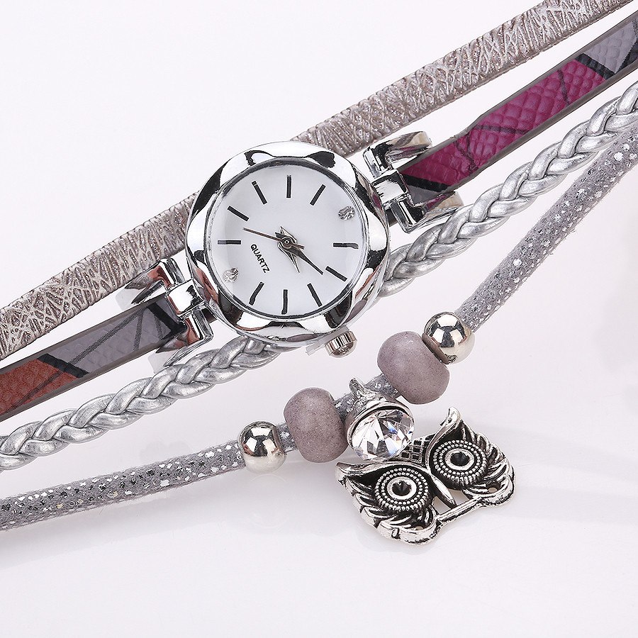 Women Girls Clock Analog Quartz Pendant Owl Ladies Dress Bracelet Watches Relogio Feminino Casual Bayan Kol Saati Hot sale #5/22 Women Girls Clock Analog Quartz Pendant Owl Ladies Dress Bracelet Watches Relogio Feminino Casual Bayan Kol Saati Hot sale #5/22