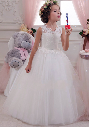 Girls Evening Party Dress 2019 Summer Kids Dresses For Girls Children Costume Elegant Princess Dress Flower Girls Wedding Dress