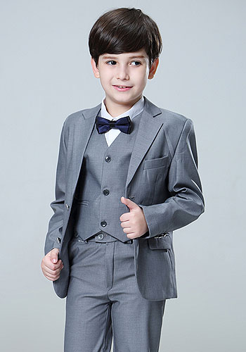 Nimble Suit for Boy Single Breasted Boys Suits for Weddings Costume Enfant Garcon Mariage Boys Blazer Jogging Garcon Grey