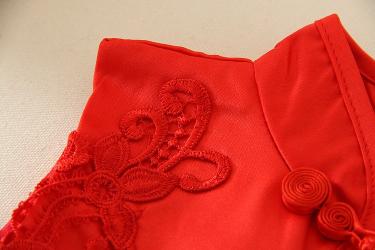 2018 Spring New Girls Cheongsam Princess Dress Flower Girl Birthday Costumes Embroidered Flower Tutu Dress or With wrap 2pcs 2018 Spring New Girls Cheongsam Princess Dress Flower Girl Birthday Costumes Embroidered Flower Tutu Dress or With wrap 2pcs