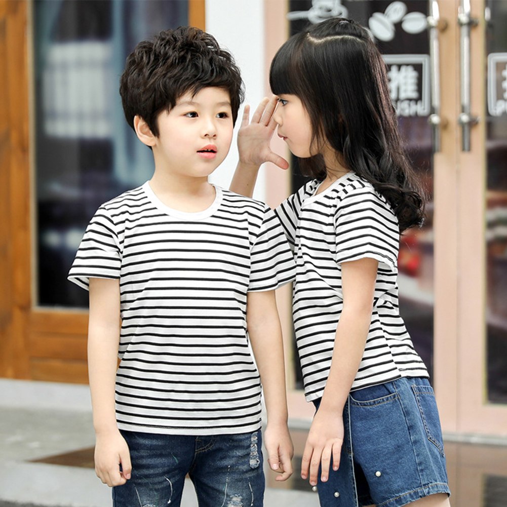 Baby Boys Girls Cotton T-shirt Cartoon Pattern Short Sleeve Shirt Tops Summer Children's Clothing Toddler T-shirts Tees