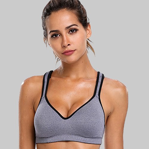 Charmleaks Women Sports Bra Medium Impact Solid Cross Strap Yoga Bra Women Padded Yoga Bra Running Workout Breathable Sport Top Charmleaks Women Sports Bra Medium Impact Solid Cross Strap Yoga Bra Women Padded Yoga Bra Running Workout Breathable Sport Top