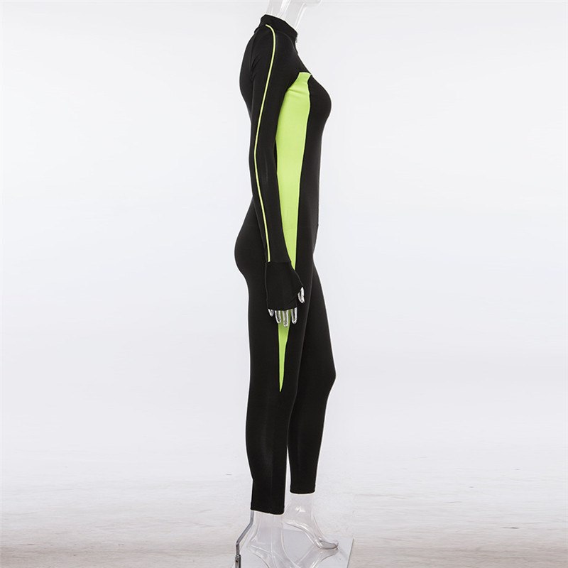 Women Yoga Set Outfit Gym Wear Running Clothing Tracksuit Sexy Ensemble Sportswear Zipper Jumpsuits Fitness Overalls Sport Suit