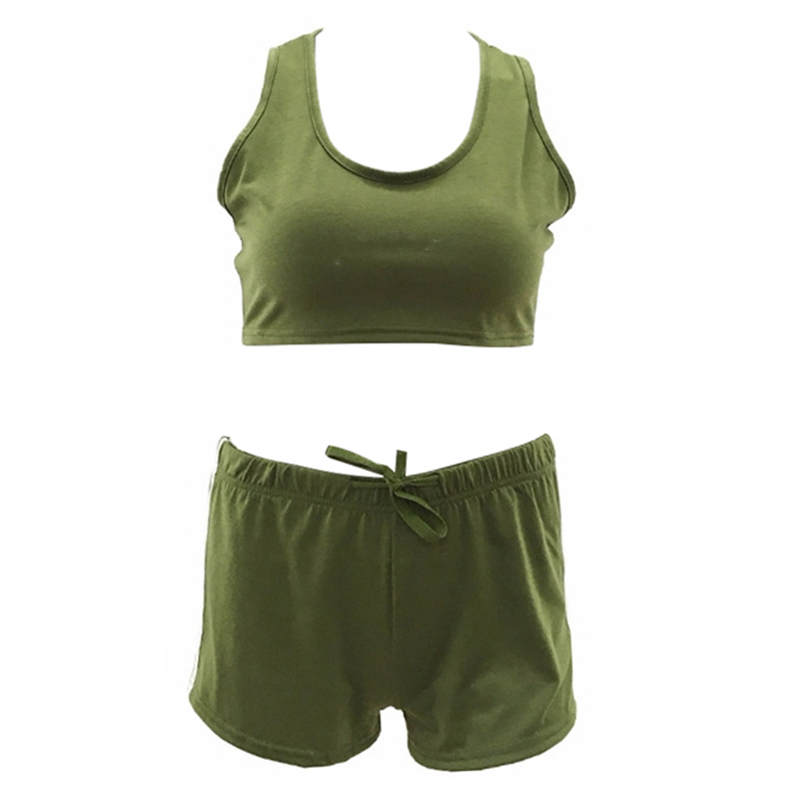 Summer Women Sport Suits Sexy Crop Tops+Shorts Tracksuit 2019 Two Piece Set Gym Running Joggings Yoga Exercise Clothes Quick Dry Summer Women Sport Suits Sexy Crop Tops+Shorts Tracksuit 2019 Two Piece Set Gym Running Joggings Yoga Exercise Clothes Quick Dry