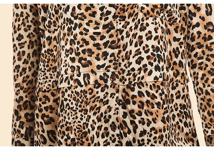 Uvkkc Summer Leopard Women Dress 2019 Ladies Spring Elegant Party Sexy Boho Beach Long Sleeve Shirt Dresses For Women Vestidos