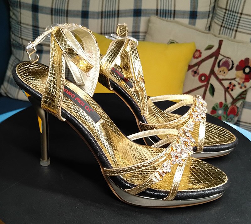 crystal sandals sexy high heel pumps women shoes high heels for wedding shoes woman sandals gold sliver sandalias mujer 2019