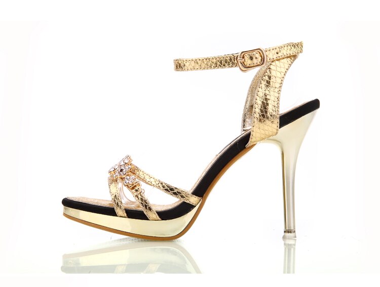 crystal sandals sexy high heel pumps women shoes high heels for wedding shoes woman sandals gold sliver sandalias mujer 2019