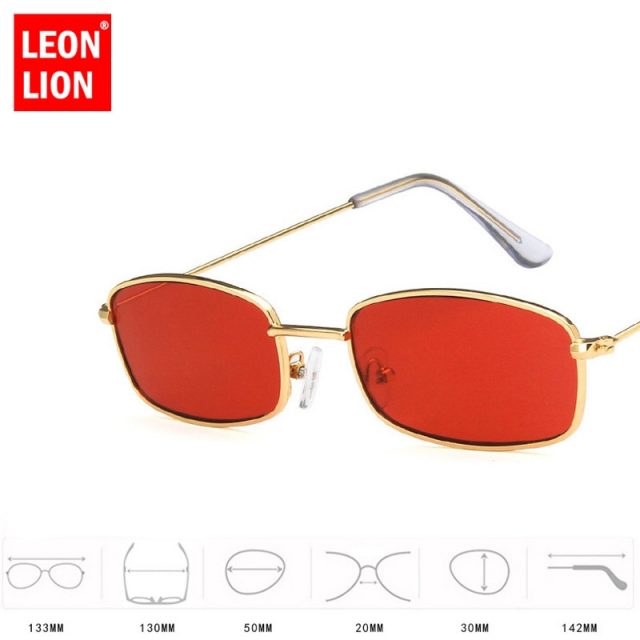 LeonLion 2018 Mirror Street Beat Sunglasses Women/Men Brand Designer Vintage Glasses Lady Driving UV400 Oculos De Sol Gafas