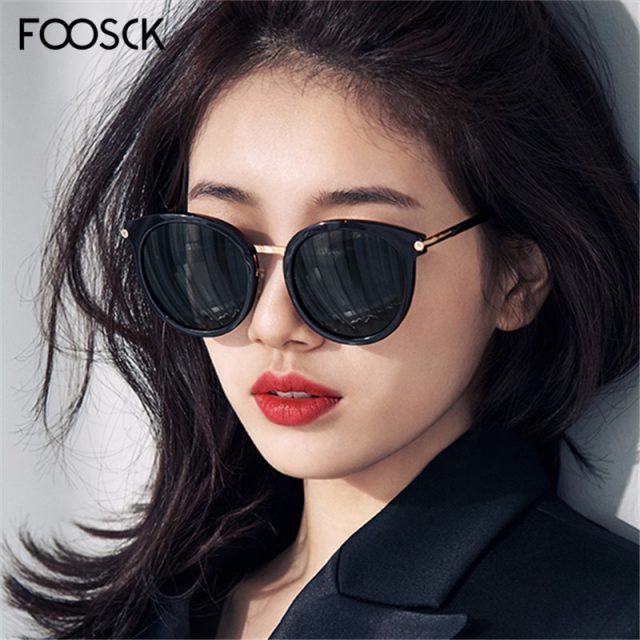 FOOSCK Fashion Ladies Sunglasses Brand Unisex Square Sun glasses Women Men  Mirror De Sol Mujer  Accessories Eyewear UV400