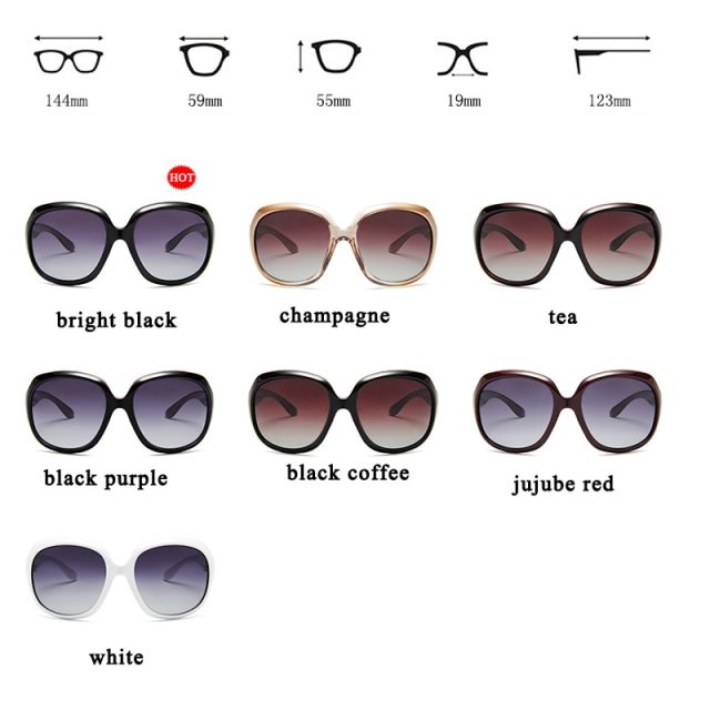 LongKeeper Sunglasses Women Polarized UV400 Oversized Vintage Sunglasses Female Sun Glasses Shades 3113