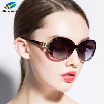 DIGUYAO 2019 New Oval Frame Sunglasses Women Elegant Goggles Fashion Sun Glasses Female Shades Eyewear Fox decoration