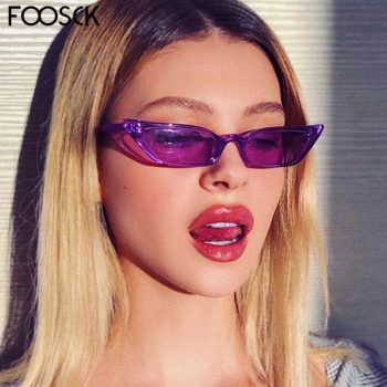 FOOSCK Women Luxury Brand Designer Vintage Sun Glasses Female Retro Eyewear OvalShape Oculos De Sol Feminino