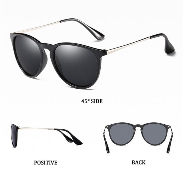 SIMPRECT 2019 Retro Sunglasses Men Polarized UV400 High Quality Driving Round Sun Glasses Brand Vintage Lunette De Soleil Homme