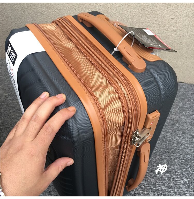 Men Classic Rolling Luggage With extension British brand Women Trolley Suitcase Wheels mala Carry On Travel Bag Hardside Trunk