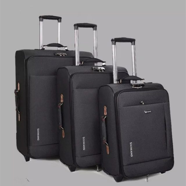 New business rolling luggage large capacity Oxford travel suitcase trolley box men women boarding luggage bag 20″24″28″ inch