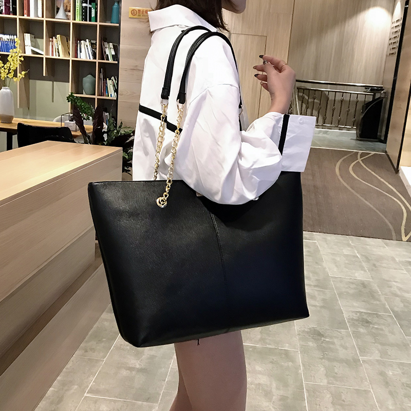 Women pu Leather women Handbags Female Shoulder bag designer Luxury Lady Tote Large Capacity Zipper shoulder bag