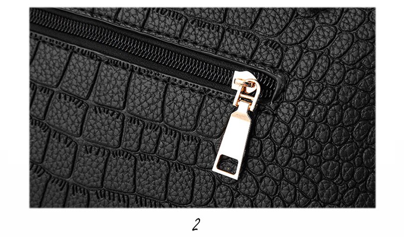 New Crocodile Pattern Women Bag Handbags Women Messenger Bags Crossbody Shoulder Bags Ladies Tassel Women Leather Handbags Hot