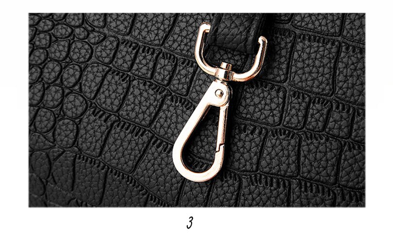 New Crocodile Pattern Women Bag Handbags Women Messenger Bags Crossbody Shoulder Bags Ladies Tassel Women Leather Handbags Hot