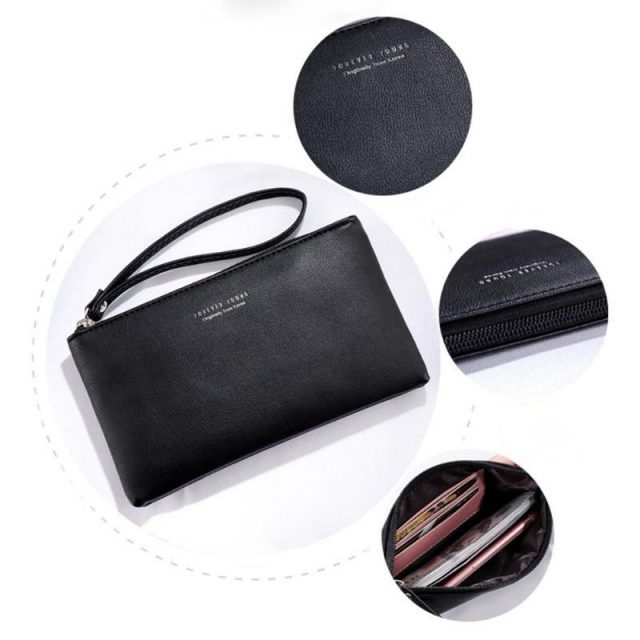 Women Clutch Bag Simple Black Pu Leather Crossbody Bags Enveloped Shaped Messenger Shoulder Bags Big Sale Pochette Femme Z95