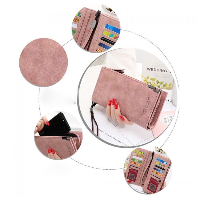 Women Wallets Fashion Lady Handbags Long Money Bag Zipper Coin Purse Cards ID Holder Clutch wallet Women Cartera Hombre