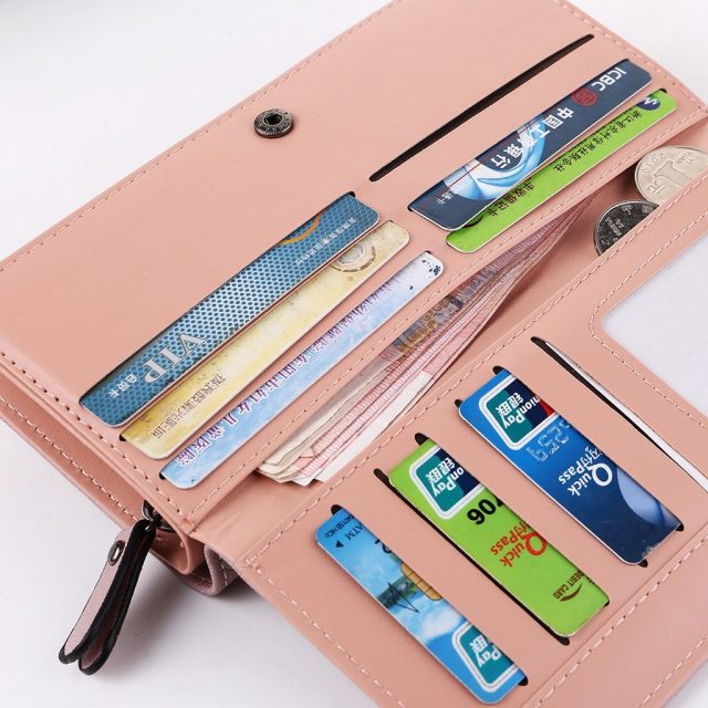 Women Wallets Fashion Lady Handbags Long Money Bag Zipper Coin Purse Cards ID Holder Clutch wallet Women Cartera Hombre