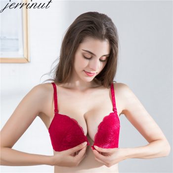 Jerrinut Front Closure Bras For Women Underwear Sexy Lace Bralette Push Up Brassiere BH Wireless Bra Breathable Soutien Gorge