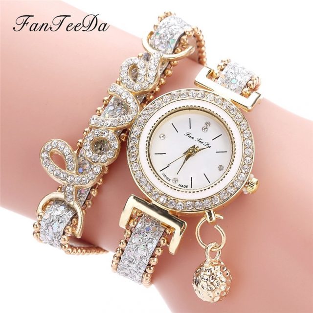 High Quality Beautiful Fashion Women Bracelet Watch Ladies Watch Casual Round Analog Quartz Wrist Bracelet Watch For Women A40