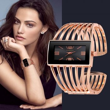 reloj mujer 2019 New Luxury Women's Watches Bangle Bracelet Womens Quartz Wrist watch Rose Gold Ladies Watch zegarek damski