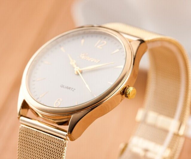 Women Watches Geneva top Brand Famous Relogio Feminino 2019 Mesh Stainless Steel Quartz Ladies Dress Wrist watch female Clock