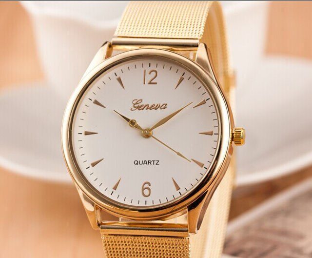 Women Watches Geneva top Brand Famous Relogio Feminino 2019 Mesh Stainless Steel Quartz Ladies Dress Wrist watch female Clock