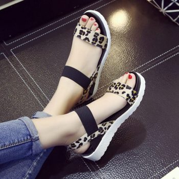 Sandals shoes 2018 new peep-toe sandals women shoes summer roman ladies flip flops footwear women sandals