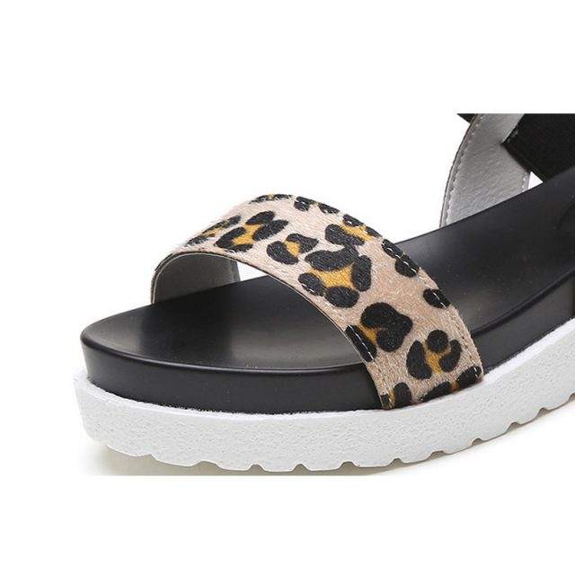 Sandals shoes 2018 new peep-toe sandals women shoes summer roman ladies flip flops footwear women sandals